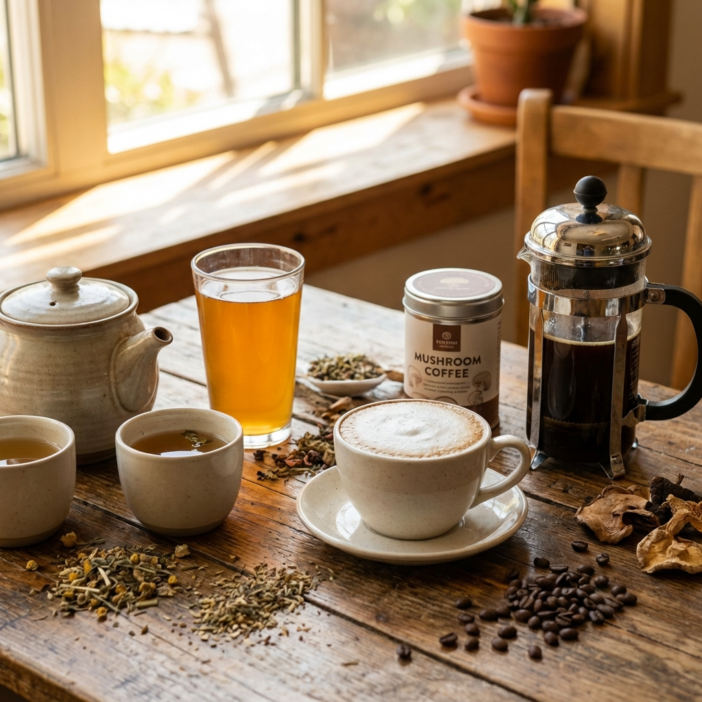 Coffee, Herbal & Mushroom Infusions
