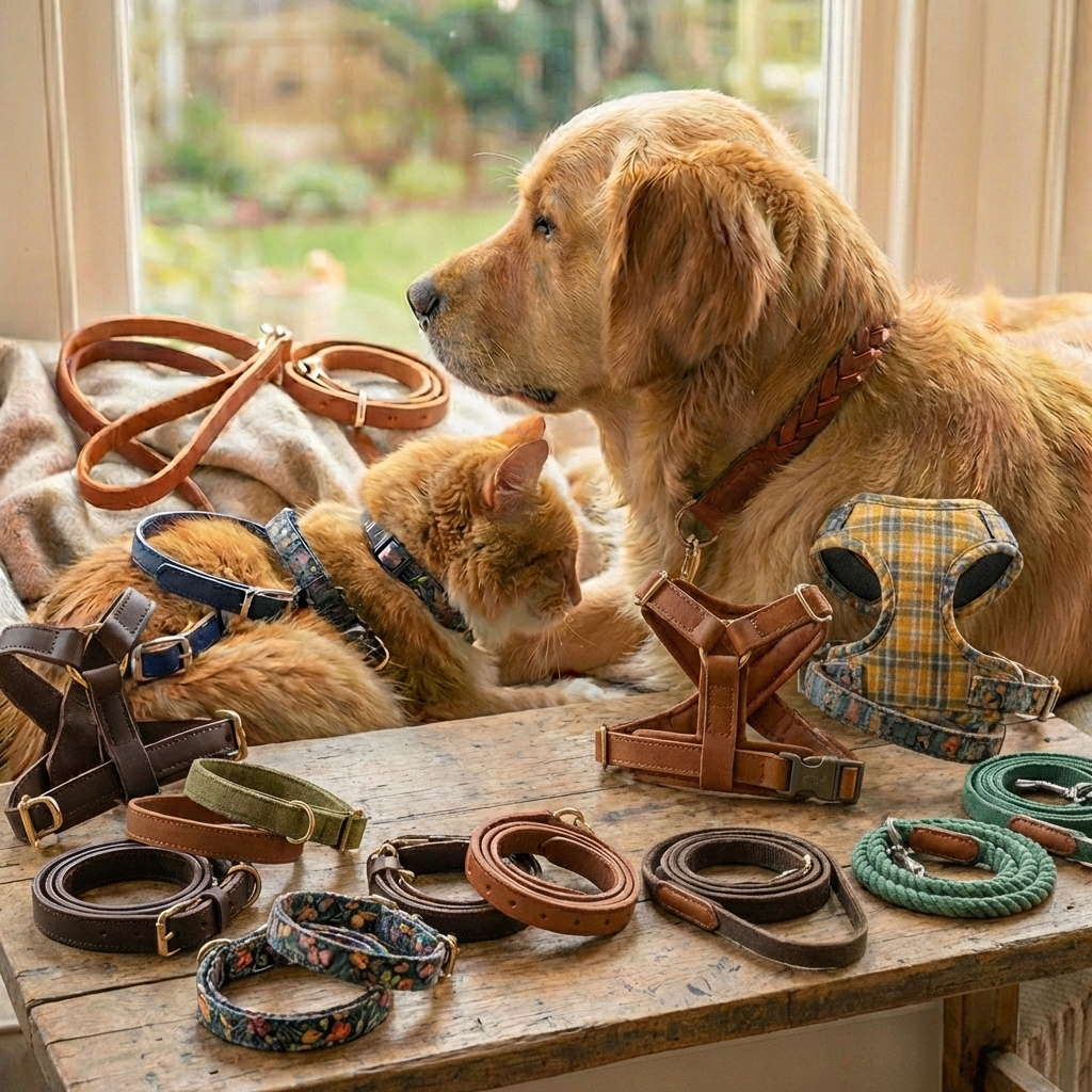 Stylish Collars - Durable Leashes - Safety Gear
