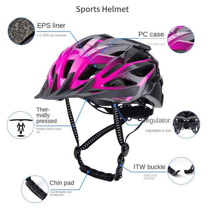 Bicycle Helmet Integrated Cycling Helmet Road Bike Mountain Bike Adult Ultra-light Bicycle Helmet