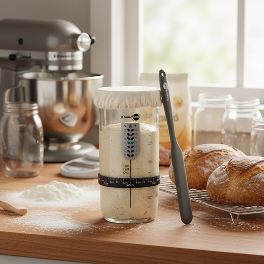 KneadAce® 24oz Sourdough Starter Jar: Single Pack - KNM Sundry
