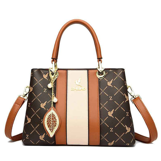 Bag Women's Bag New 2023 Messenger Bag Women's Shoulder Bag Women's Fashion Middle-aged Women's Handbag Women's One Piece Hair