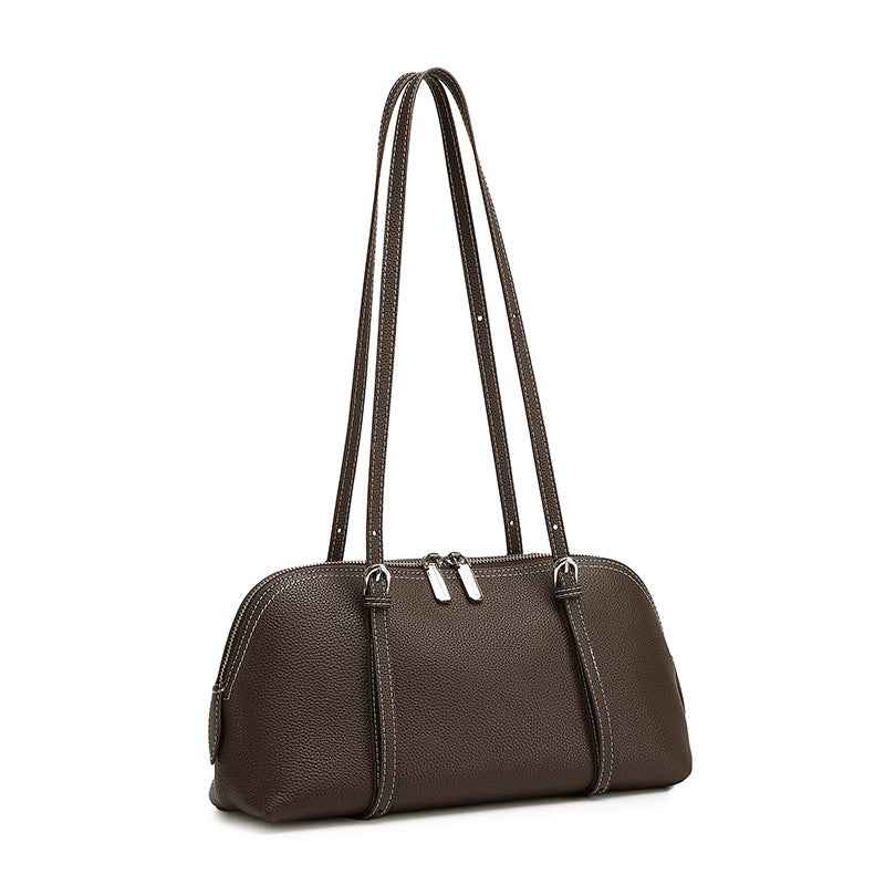 Genuine Leather Simple Commuter 2026 New Fashion Tote Bag Crossbody Bag Underarm Bag Versatile Shoulder Bag Handbag For Women