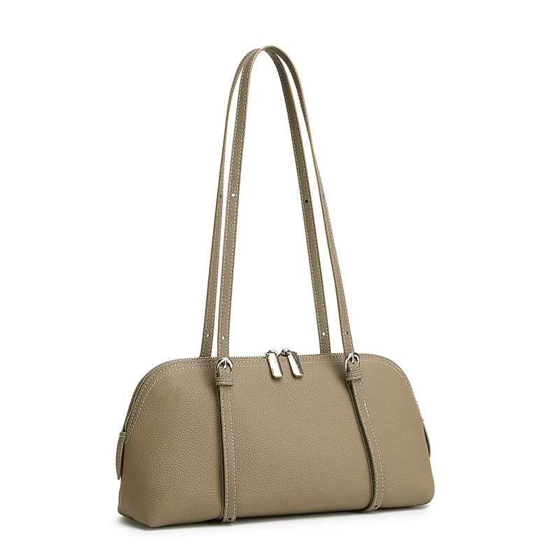Genuine Leather Simple Commuter 2026 New Fashion Tote Bag Crossbody Bag Underarm Bag Versatile Shoulder Bag Handbag For Women
