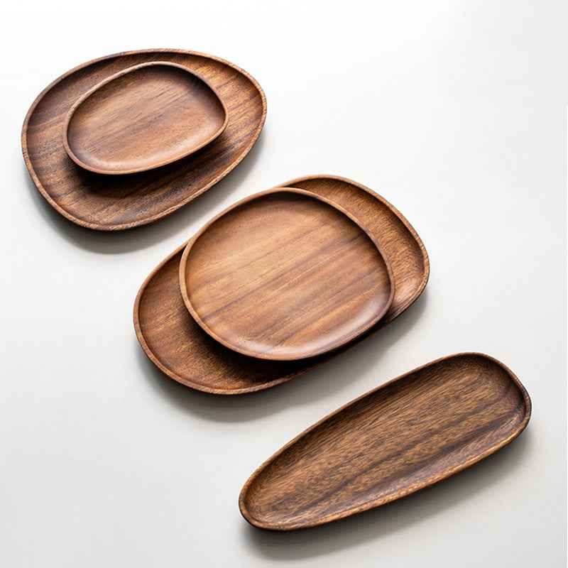 Walnut Wood Tray Solid Wood Plate