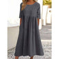 Cotton And Linen Dress