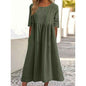 Cotton And Linen Dress