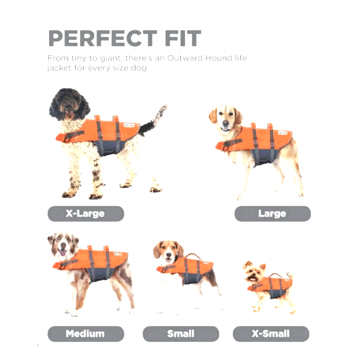 Outward Hound Dog Life Jacket Ripstop Life Jacket Fun, X-Large - KNM Sundry