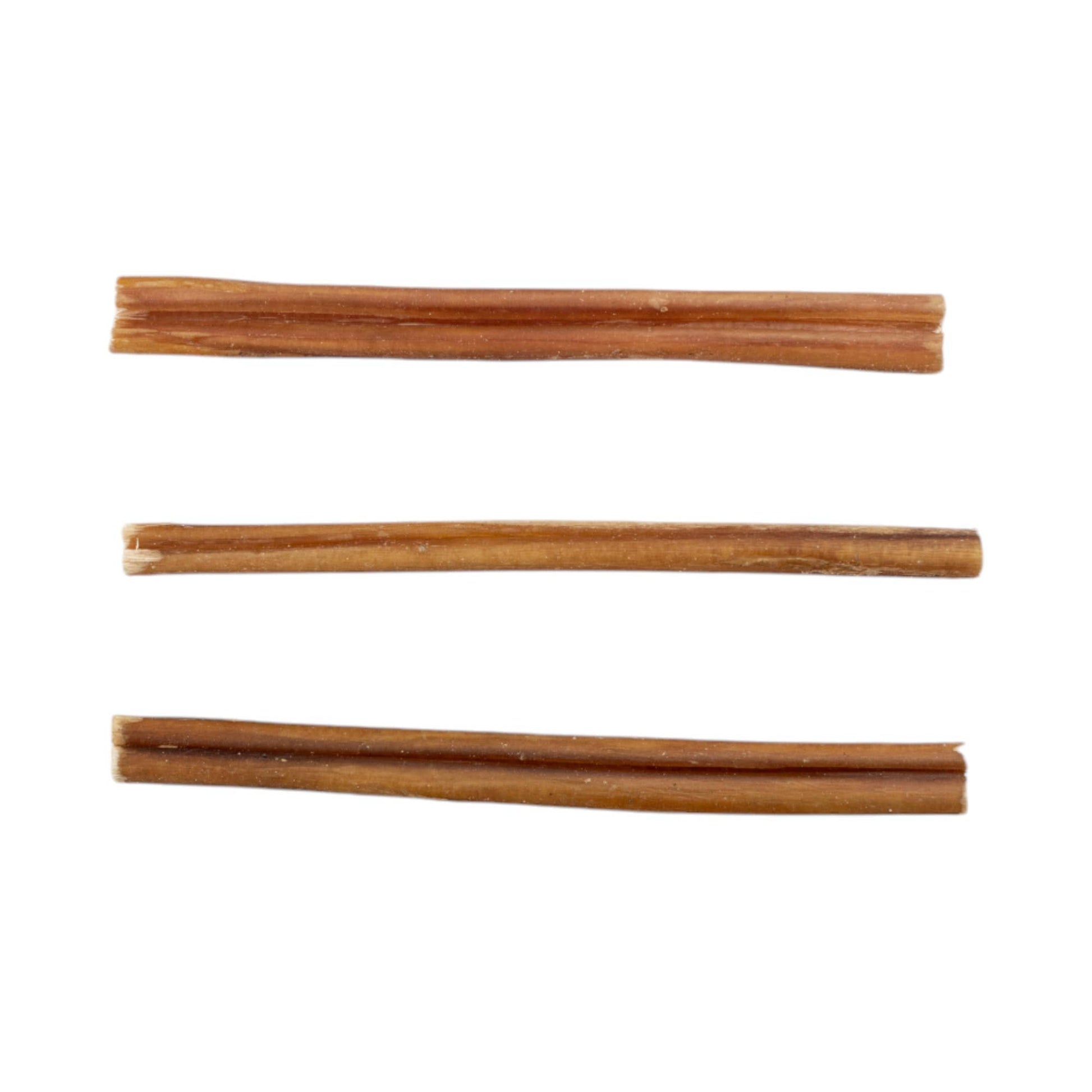 Natural Beef Bully Stick Dog Treats - 6" Thin (25/Bag) - KNM Sundry