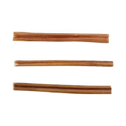 Natural Beef Bully Stick Dog Treats - 6" Thin (25/Bag) - KNM Sundry