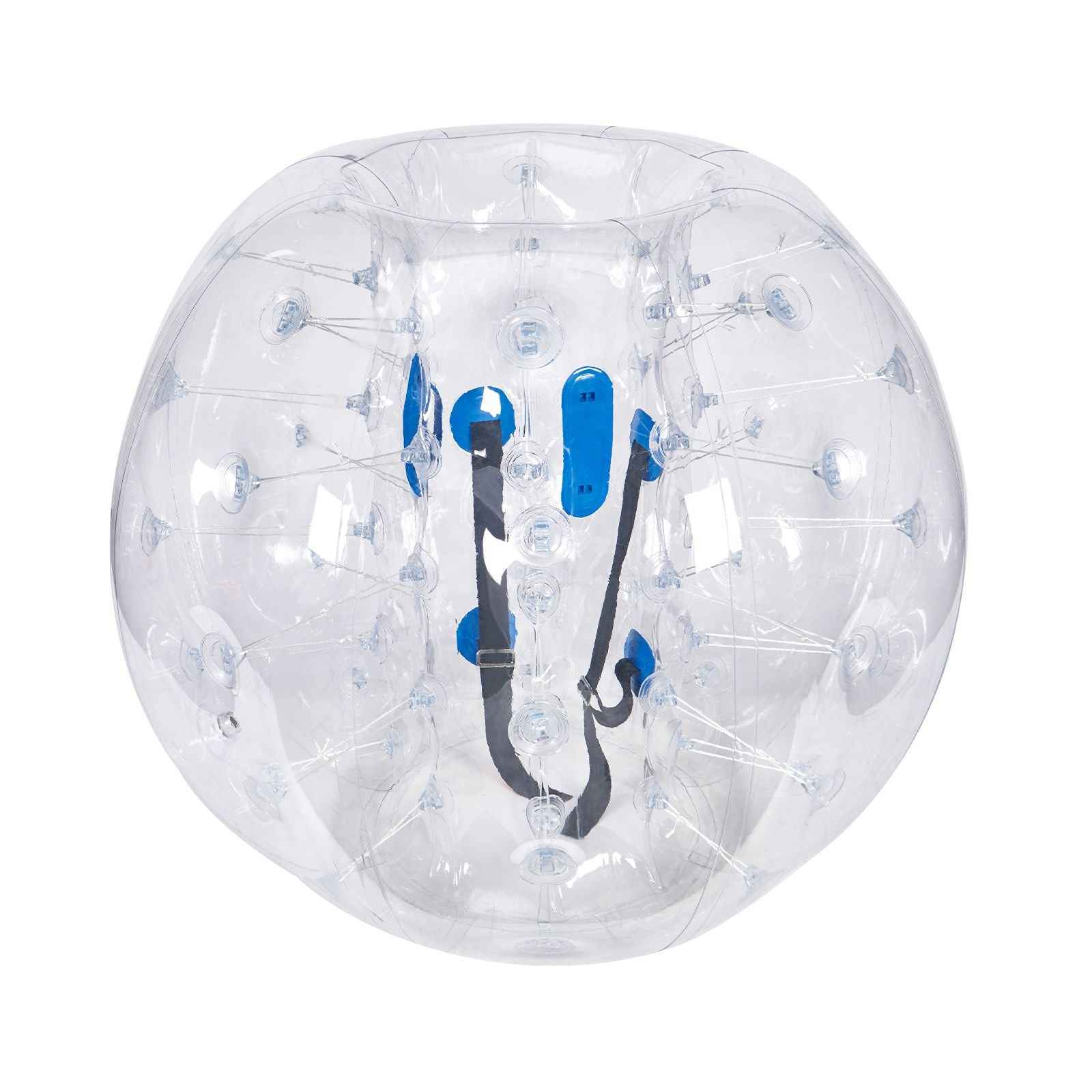 Inflatable Bumper Ball 1-Pack, 4FT/1.2M Body Sumo Zorb Balls for Teen & Adult, 0.8mm Thick PVC Human Hamster Bubble Balls for Outdoor Team Gaming Play, Bumper Bopper Toys for Garden, Yard, Park