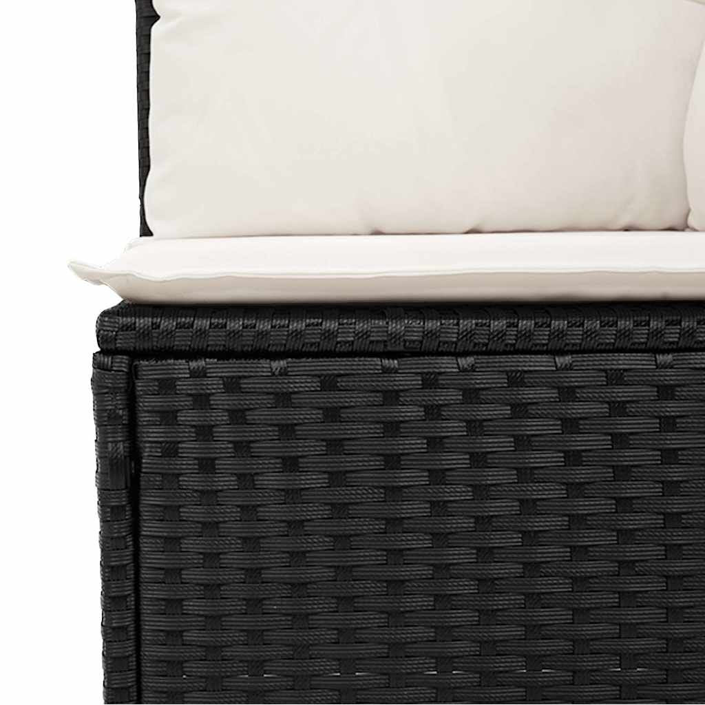 Garden Sofa Set Black - KNM Sundry