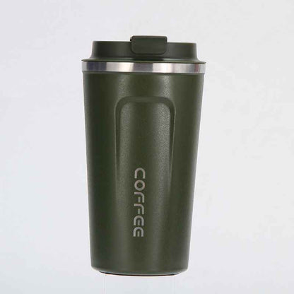 12 oz Stainless Steel Vacuum Insulated Tumbler - Coffee Travel Mug Spill Proof with Lid - Thermos Cup for Keep Hot/Ice Coffee; Tea and Beer