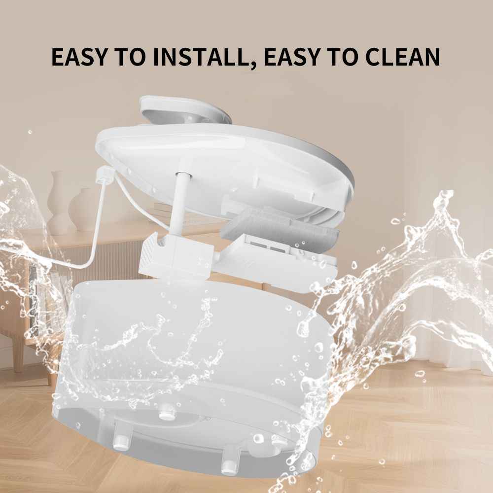 2500ML USB Pet Water Fountain, Teardrop-Shaped Automatic Cat Water Dispenser with Circulating Pump, Freshwater Filter for Cats and Dogs