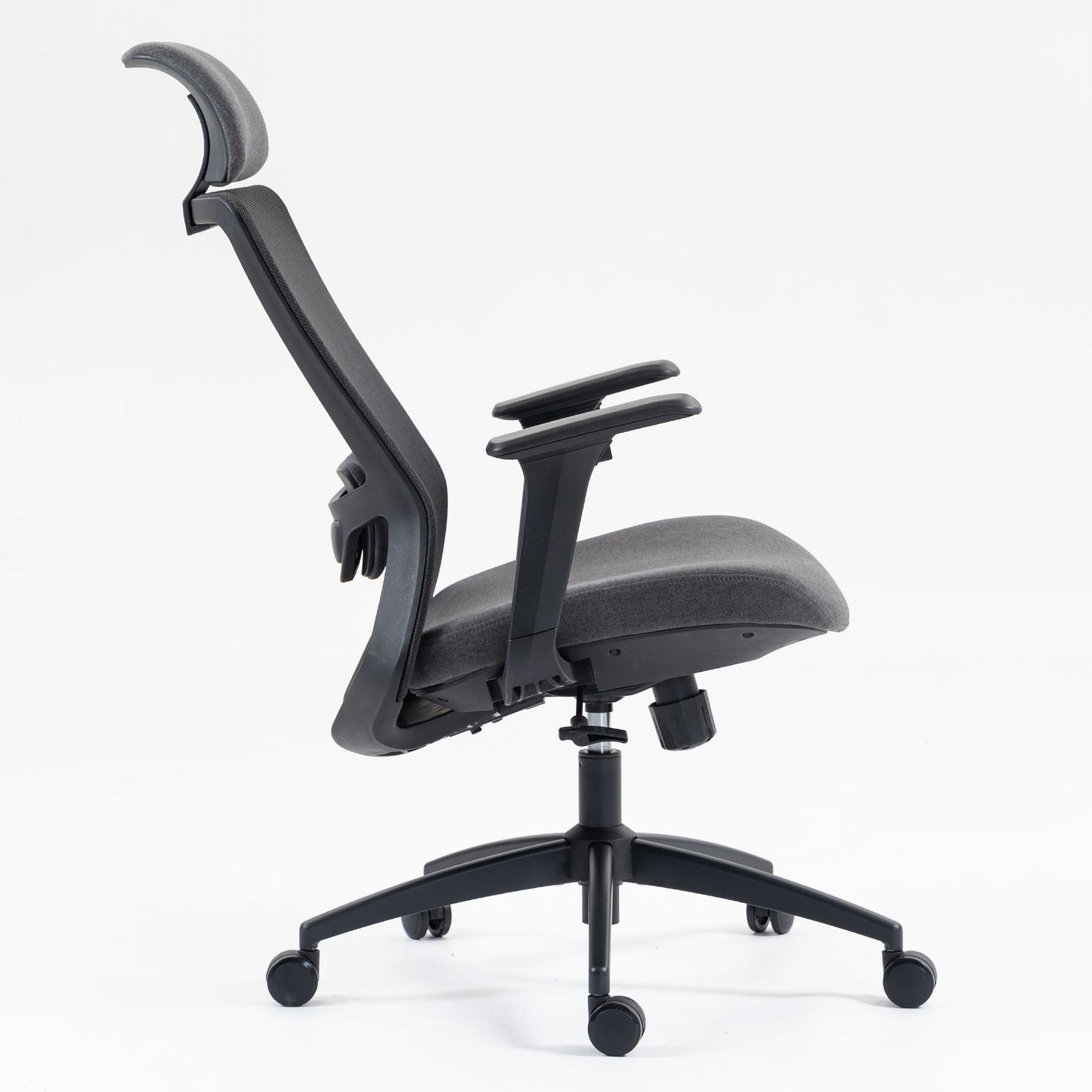Ergonomic Mesh Office Chair with Adjustable Headrest and Lumbar Support, Breathable Back Design for Home and Office Use 8322H - KNM Sundry