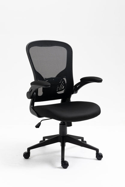Ergonomic Mesh Office Chair with Breathable Back, Adjustable Height, Padded Seat & Armrests, 250 lbs Capacity, Modern Task Chair for Home Office & Workspace 8333 - KNM Sundry