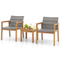 3 Pieces Patio Furniture Set  with Chair