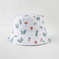 New sunshade hat men and women small mushroom butterfly leisure outdoor sunshade sun hat fisherman hat