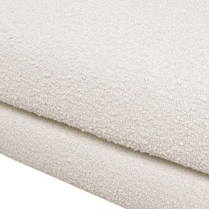 Alpine 44" Sherpa Arm Chair, Ivory White Boucle