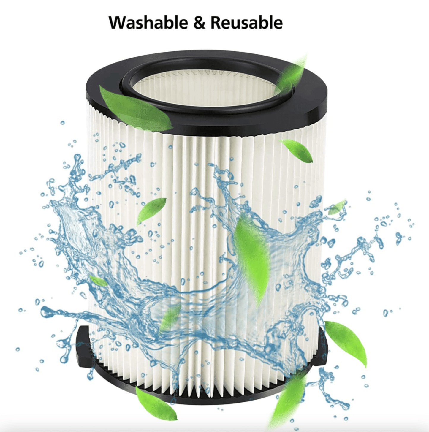 VF4000 Replacement RIDGID Wet/Dry Washable Vacuum Garage Shop Vac Pleated Filter - KNM Sundry