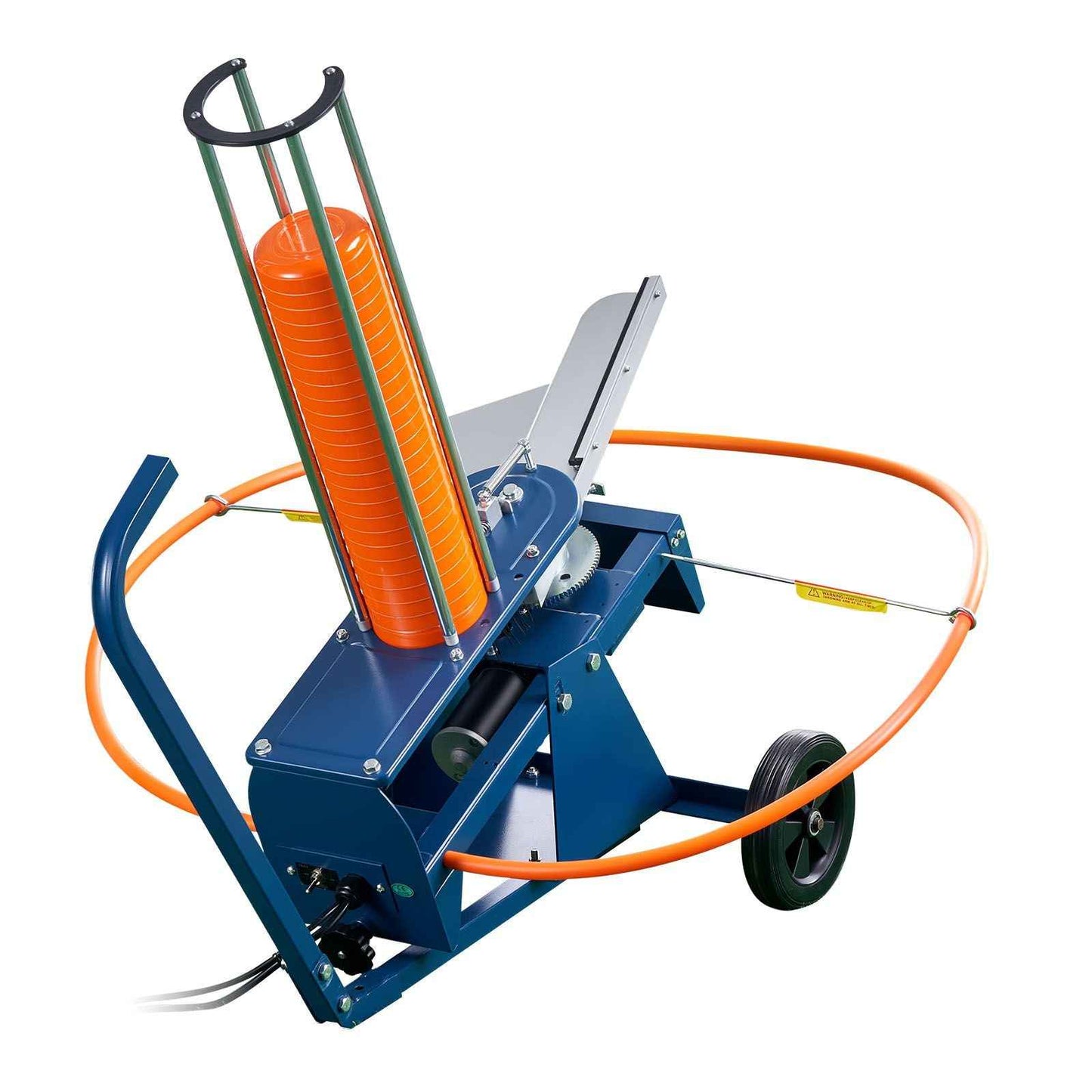 Clay Target Thrower, Max 50 Clays Pigeon Thrower, 55+ Yards Automatic Skeet and Trap Launcher on Wheels - with Adjustable Angle, Foot Pedal & Pull Handle for Clays Throwing Shooting Sports