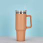 1200ml Stainless Steel Mug Coffee Cup Thermal Travel Car Auto Mugs Thermos 40 Oz Tumbler with Handle Straw Cup Drinkware New In