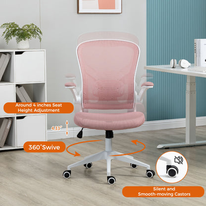 Ergonomic Mesh Office Chair with Breathable Back, Adjustable Height, Padded Seat & Armrests, 250 lbs Capacity, Modern Task Chair for Home Office & Workspace 8333 - KNM Sundry