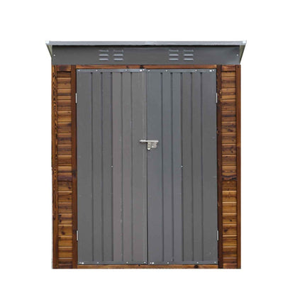 3*5FT Iron-Wood Combination Tool Shed – A Perfect Blend of Nature and Functionality