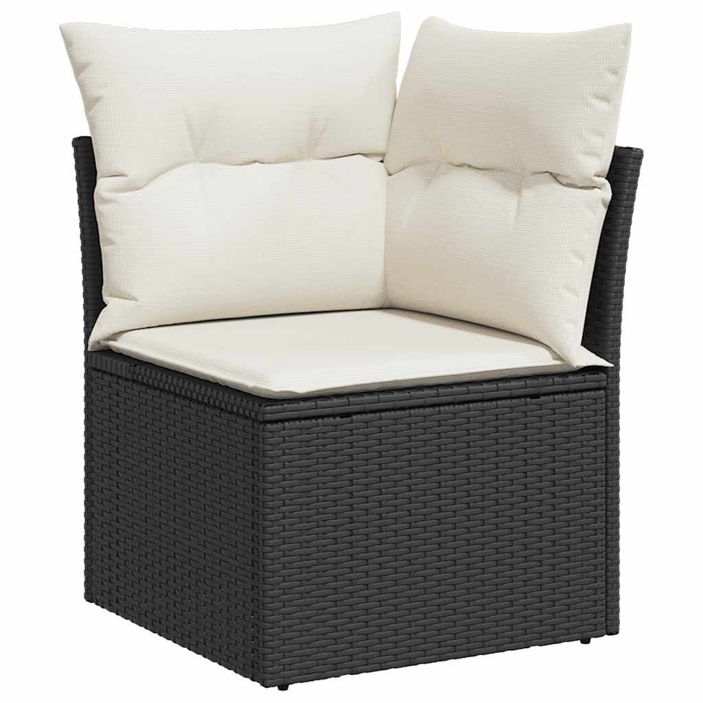 Garden Sofa Set Black - KNM Sundry