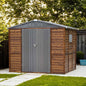 6*8FT Iron-Wood Combination Tool Shed – A Perfect Blend of Nature and Functionality