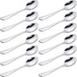 Stainless Steel Espresso Spoon, 5 Inches Mini Coffee Spoon for Demitasse Dessert Tea, Set of 12