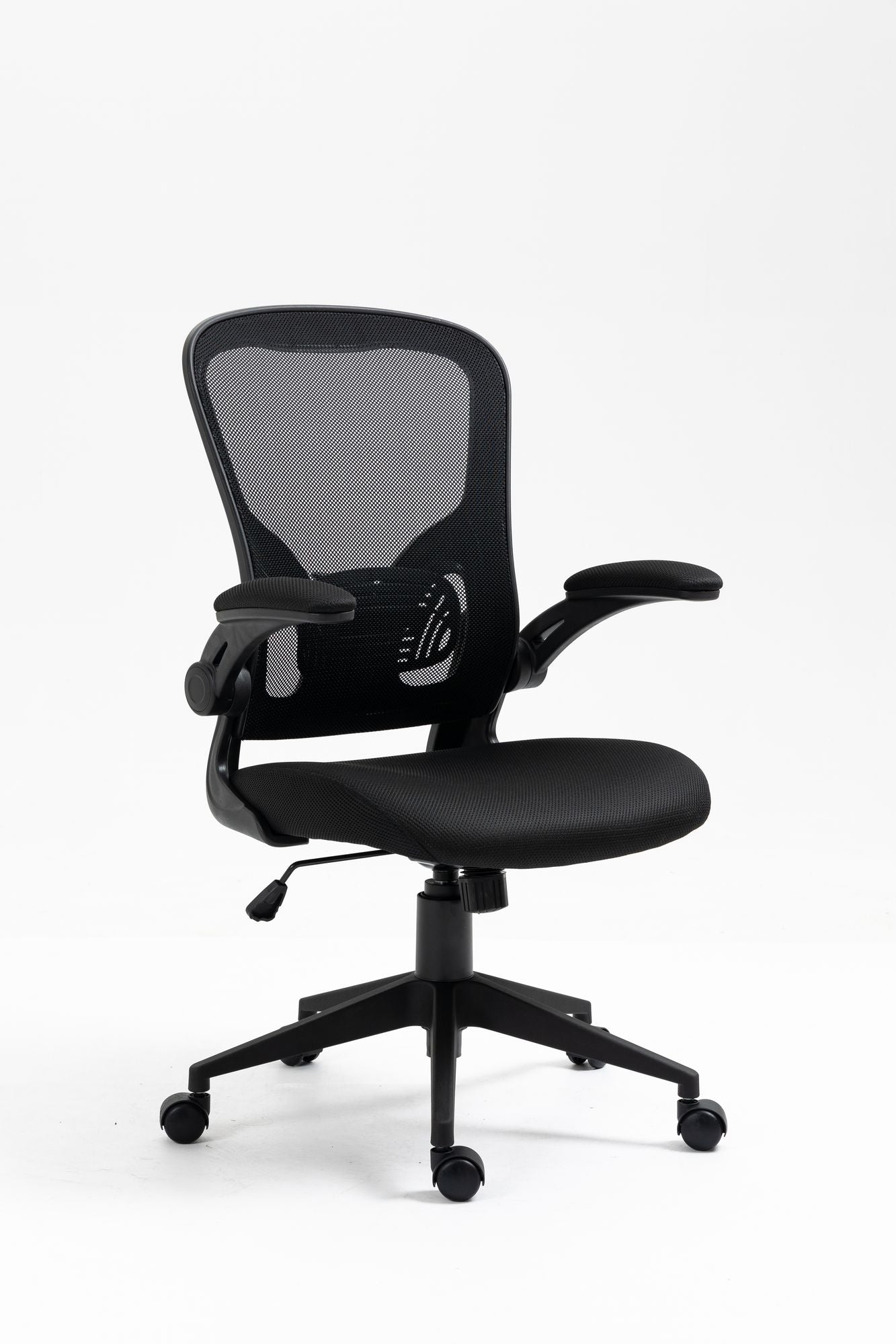 Ergonomic Mesh Office Chair with Breathable Back, Adjustable Height, Padded Seat & Armrests, 250 lbs Capacity, Modern Task Chair for Home Office & Workspace 8333 - KNM Sundry