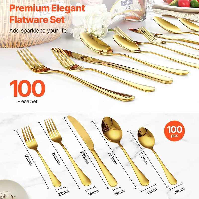 Eating Tableware(100-Piece) for Kitchen Home
