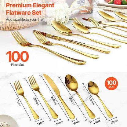 Eating Tableware(100-Piece) for Kitchen Home