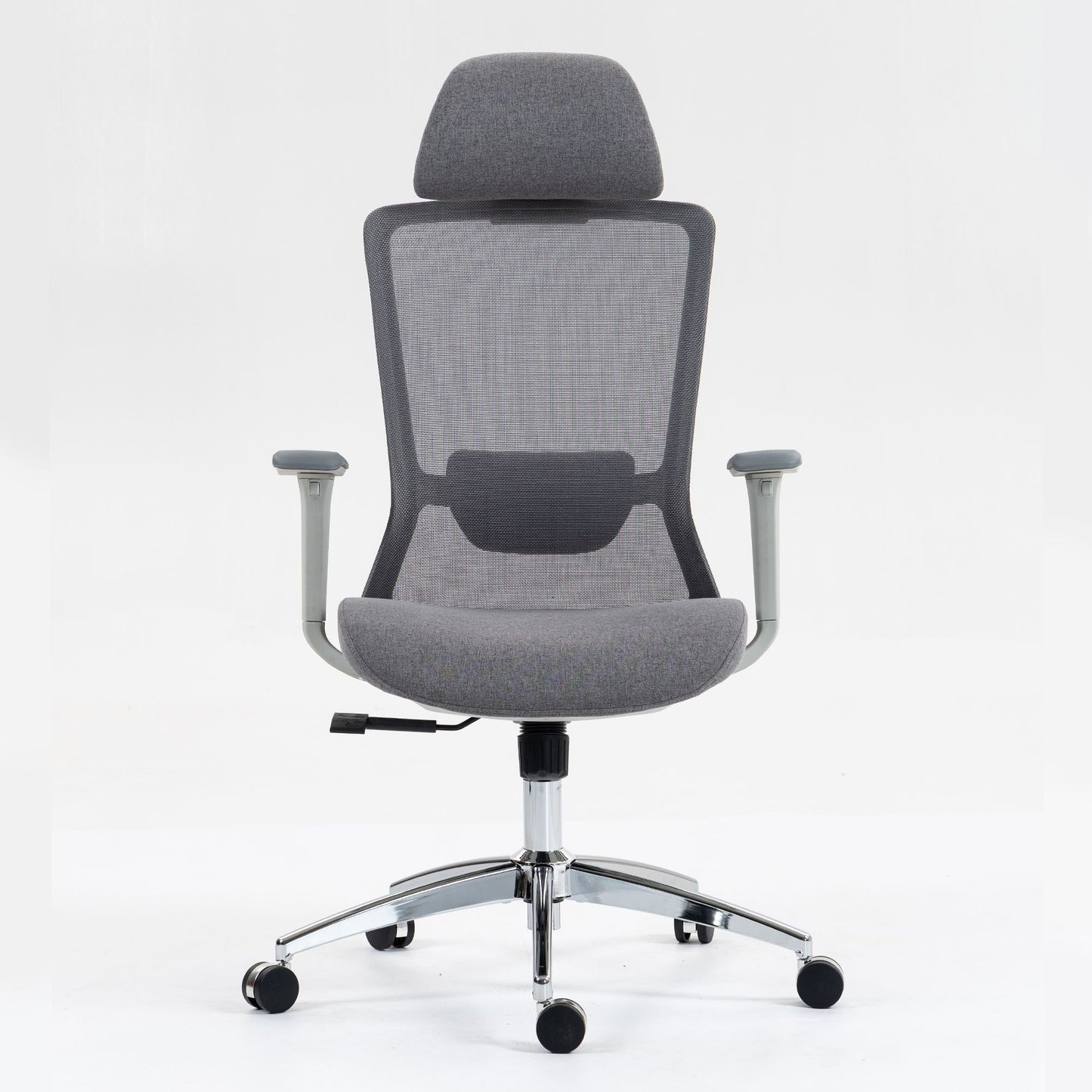 Ergonomic Mesh Office Chair with Adjustable Headrest and Lumbar Support, Breathable Back Design for Home and Office Use 8322H - KNM Sundry
