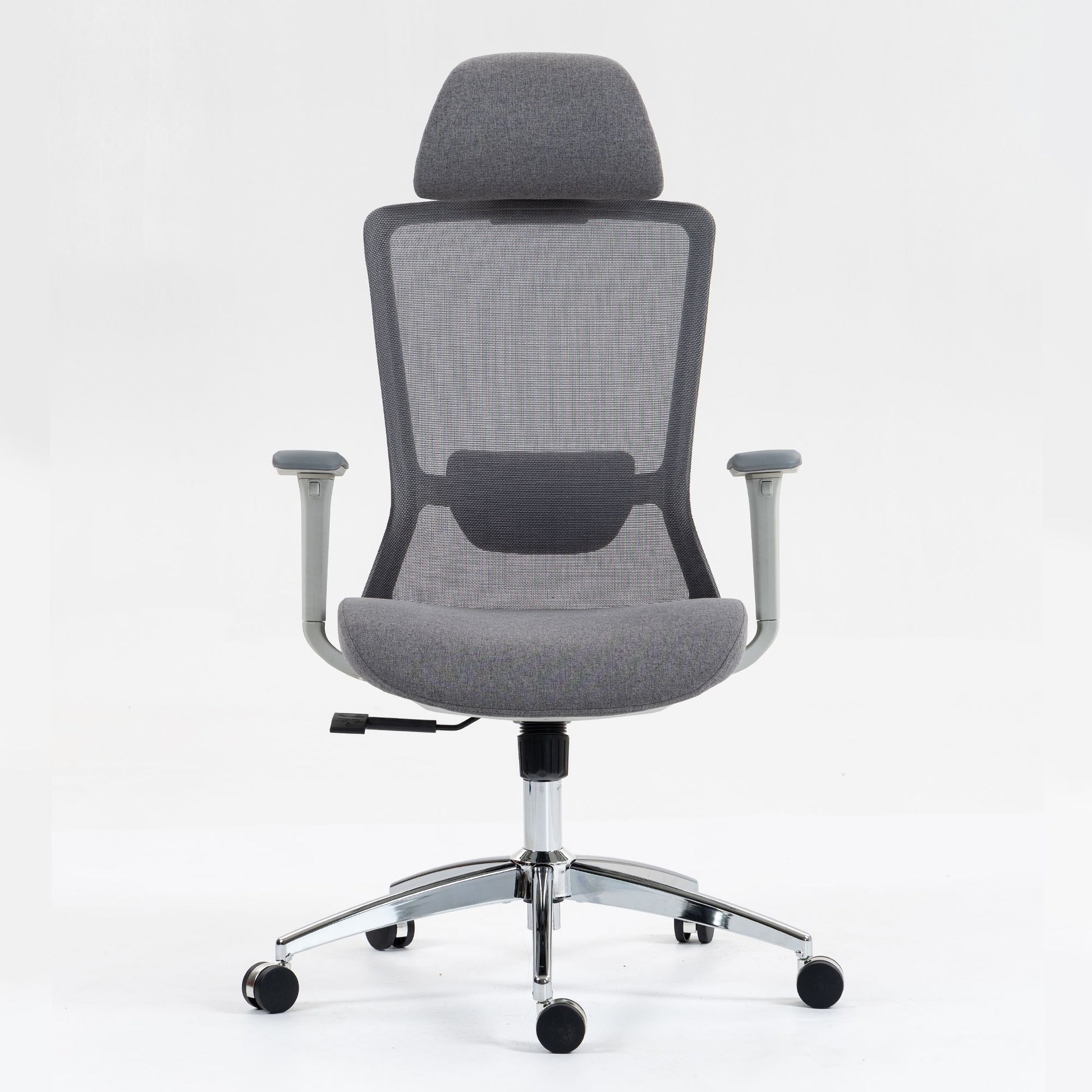 Ergonomic Mesh Office Chair with Adjustable Headrest and Lumbar Support, Breathable Back Design for Home and Office Use 8322H - KNM Sundry