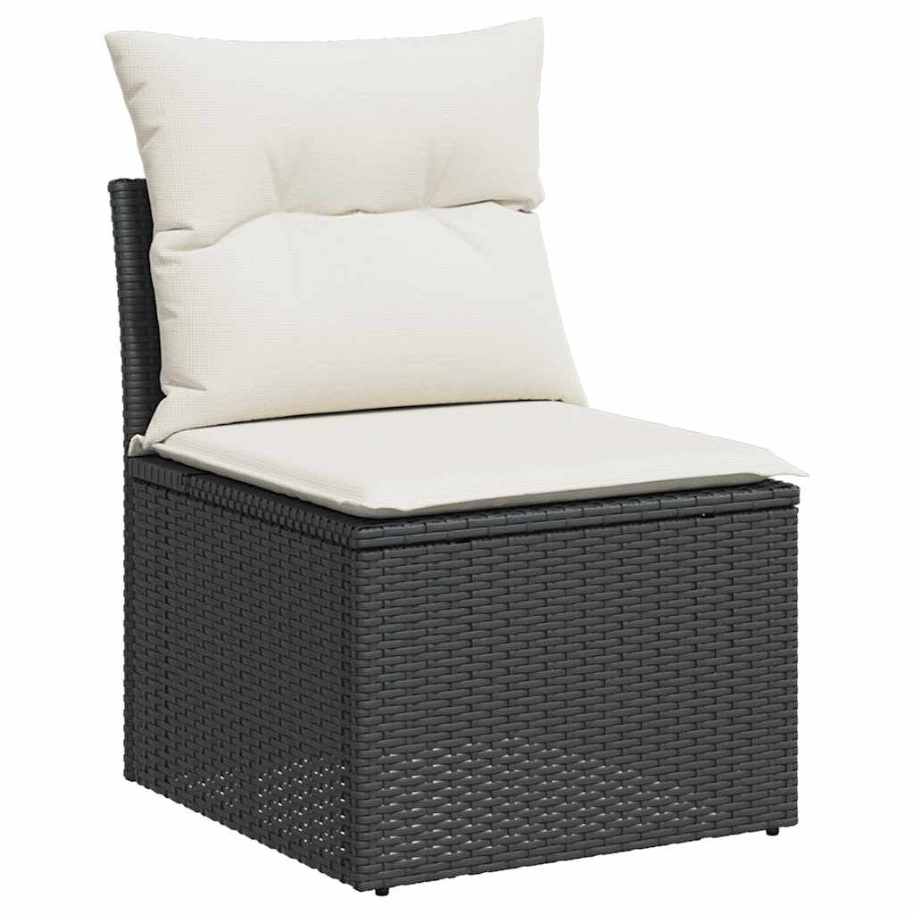 Garden Sofa Set Black - KNM Sundry