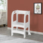 Child Standing Tower;  Step Stools for Kids;  Toddler Step Stool for Kitchen Counter;  White - KNM Sundry