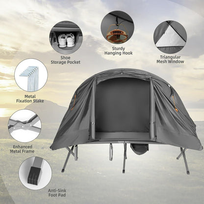 2-Person Outdoor Camping Tent with External Cover - KNM Sundry