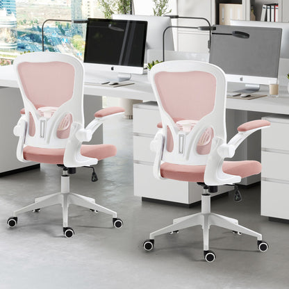 Ergonomic Mesh Office Chair with Breathable Back, Adjustable Height, Padded Seat & Armrests, 250 lbs Capacity, Modern Task Chair for Home Office & Workspace 8333 - KNM Sundry