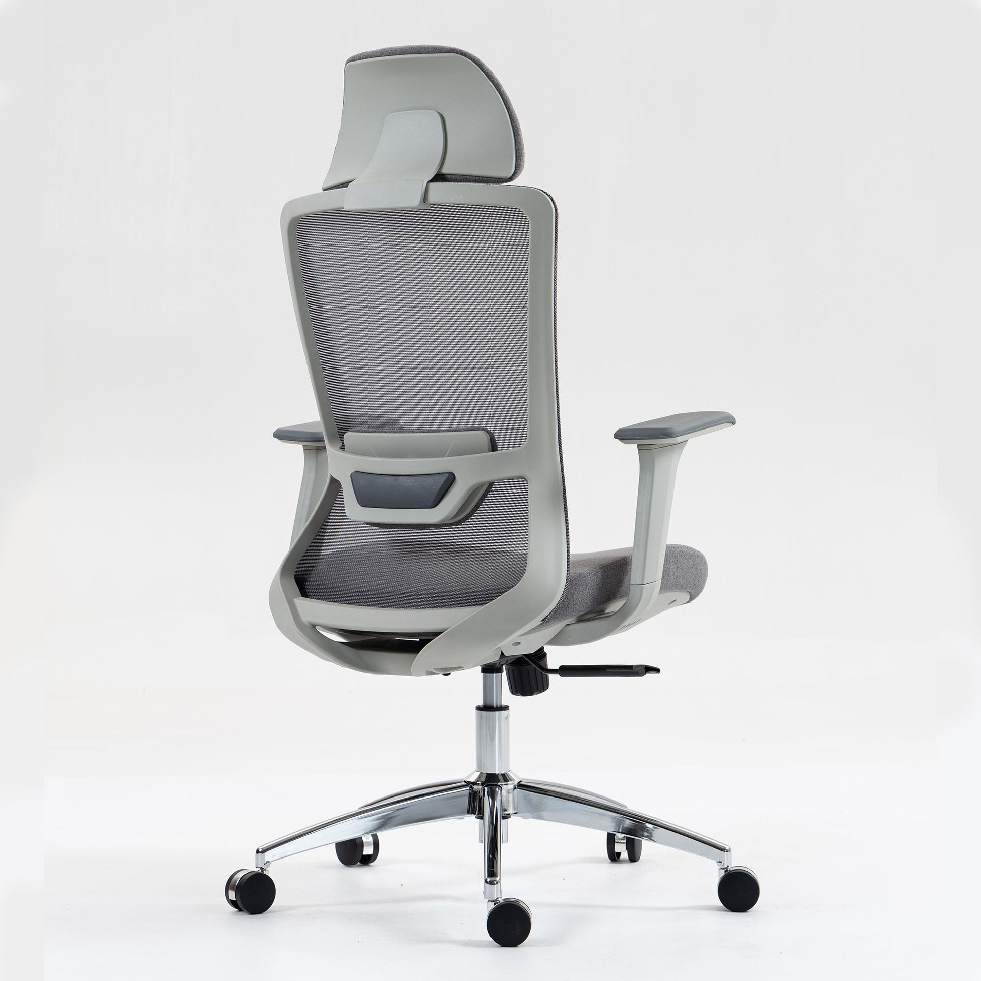 Ergonomic Mesh Office Chair with Adjustable Headrest and Lumbar Support, Breathable Back Design for Home and Office Use 8322H - KNM Sundry