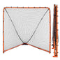 Lacrosse Goal, 6' x 6' Lacrosse Net, Folding Portable Backyard Lacrosse Training Equipment, Steel Frame Training Net, Quick & Easy Setup Lacrosse Goal, Perfect for Youth Adult Training, Orange