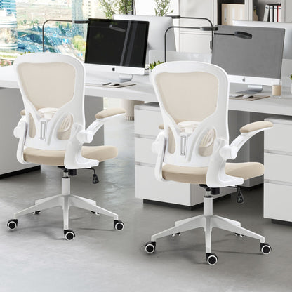 Ergonomic Mesh Office Chair with Breathable Back, Adjustable Height, Padded Seat & Armrests, 250 lbs Capacity, Modern Task Chair for Home Office & Workspace 8333 - KNM Sundry