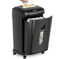 Paper Shredder, 18-Sheet Cross Cut, 8 Gallon Pull Out Bin, P-4 Security Level, Shred Paper and Credit Card and Durable&Fast for Home Office