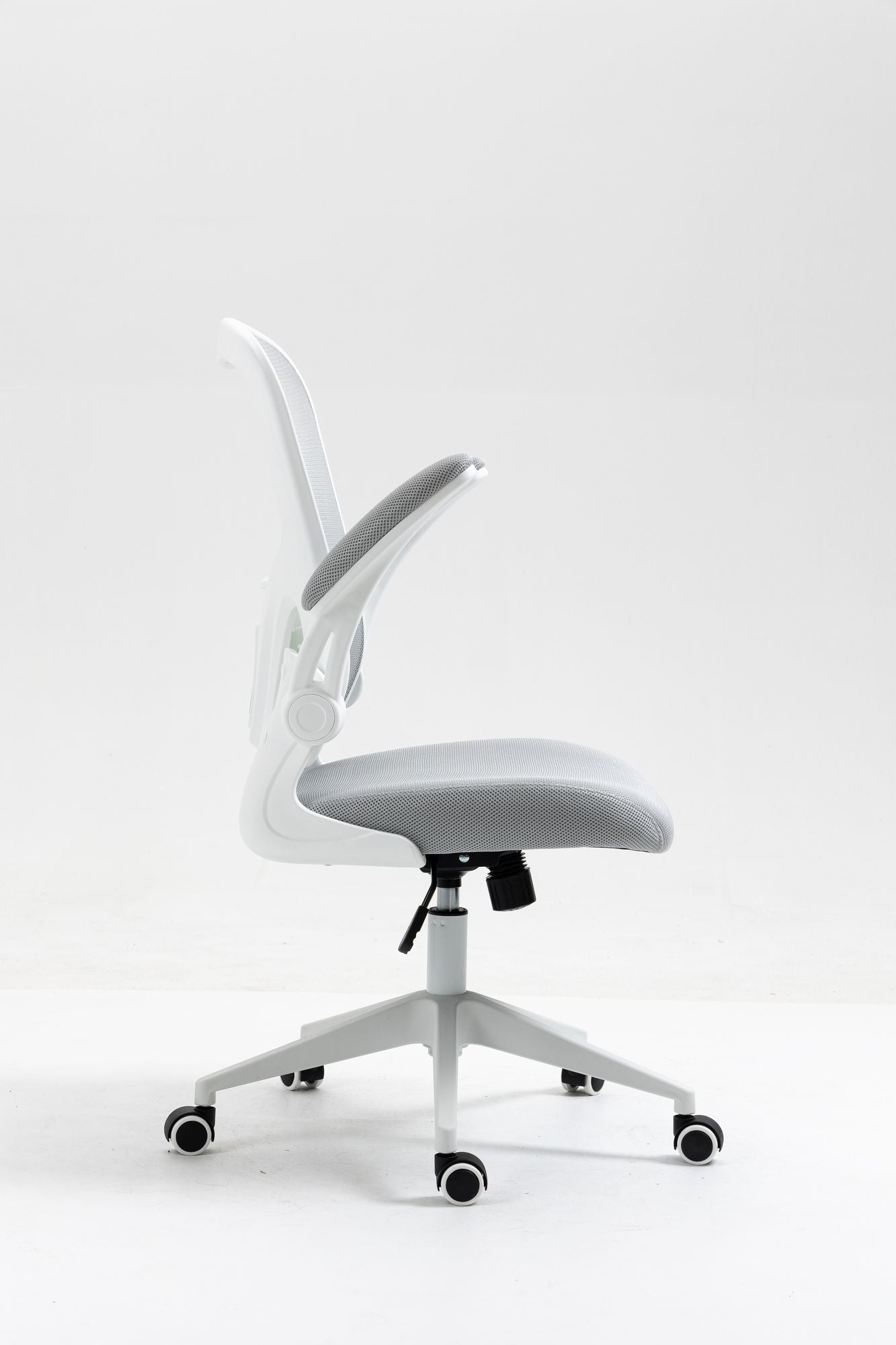 Ergonomic Mesh Office Chair with Breathable Back, Adjustable Height, Padded Seat & Armrests, 250 lbs Capacity, Modern Task Chair for Home Office & Workspace 8333 - KNM Sundry
