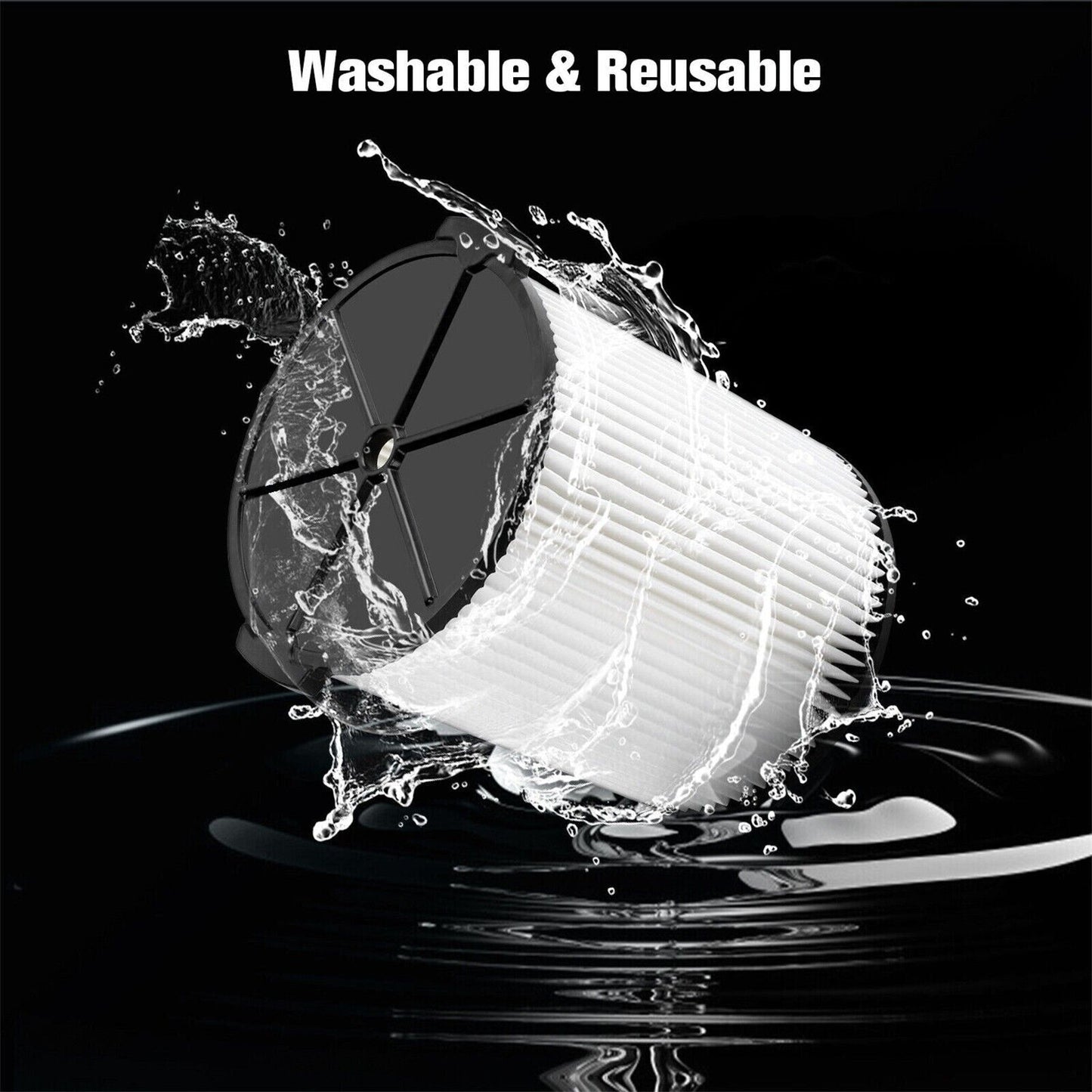 VF4000 Replacement RIDGID Wet/Dry Washable Vacuum Garage Shop Vac Pleated Filter - KNM Sundry