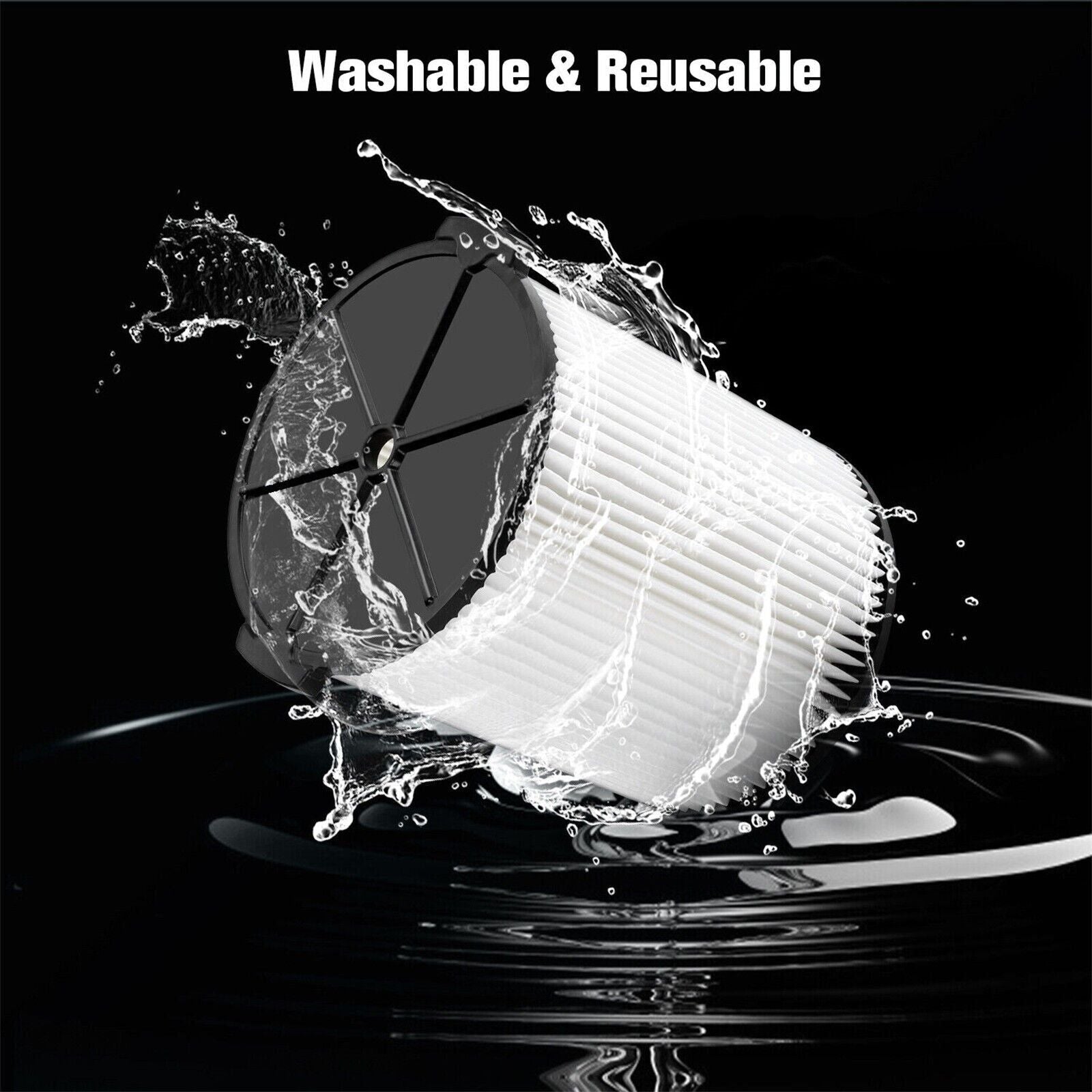 VF4000 Replacement RIDGID Wet/Dry Washable Vacuum Garage Shop Vac Pleated Filter - KNM Sundry