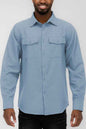 Weiv Mens Solid Flannel Shirt
