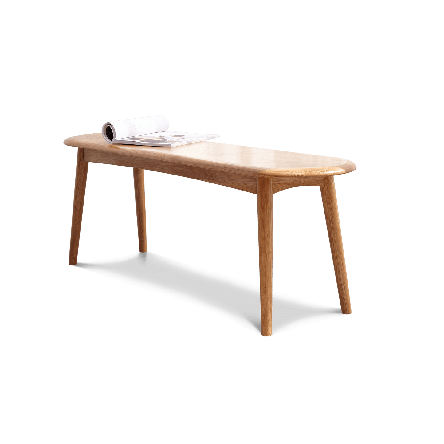 Natural Oak Wood for Dining Bench Table Bench for Living Room