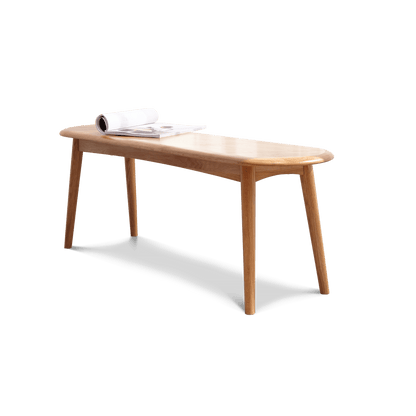 Natural Oak Wood for Dining Bench Table Bench for Living Room
