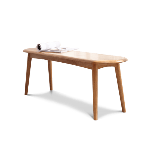 Natural Oak Wood for Dining Bench Table Bench for Living Room